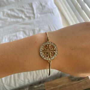Vintage Tory Burch Gold Dangle Bracelet